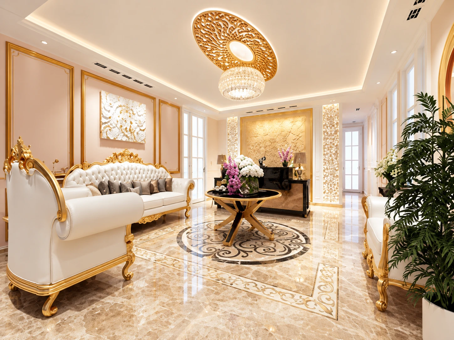 Lounge interior designed by Skydome