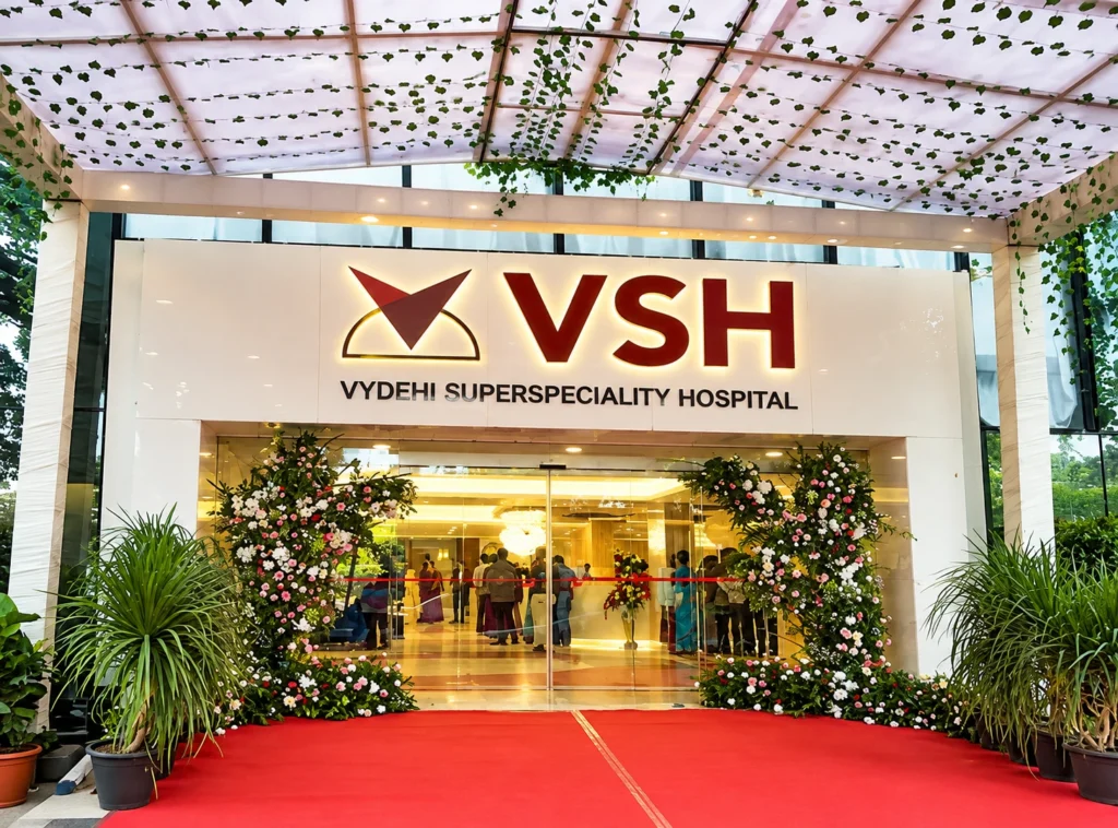 Vydehi Superspeciality Hospital, Bengaluru — healthcare project by Skydome Designs